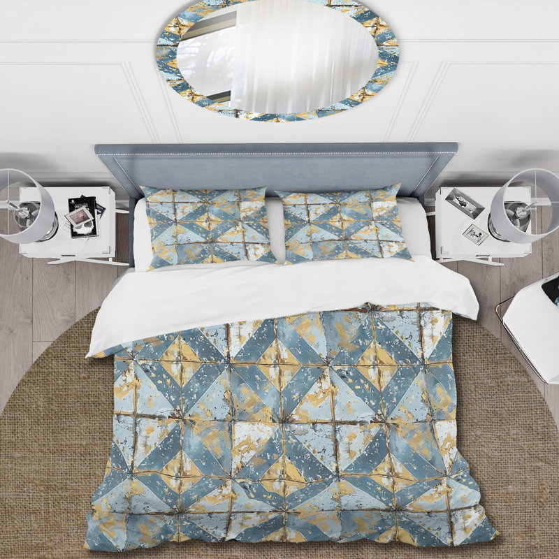 Ensemble de housse de couette Farmhouse, Housse de couette simple + 2 taies décoratives st