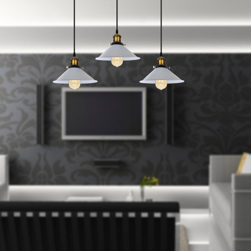 3 - Light Pendant, White