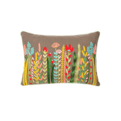 Leeven Floral Rectangle Throw Cushion Cover