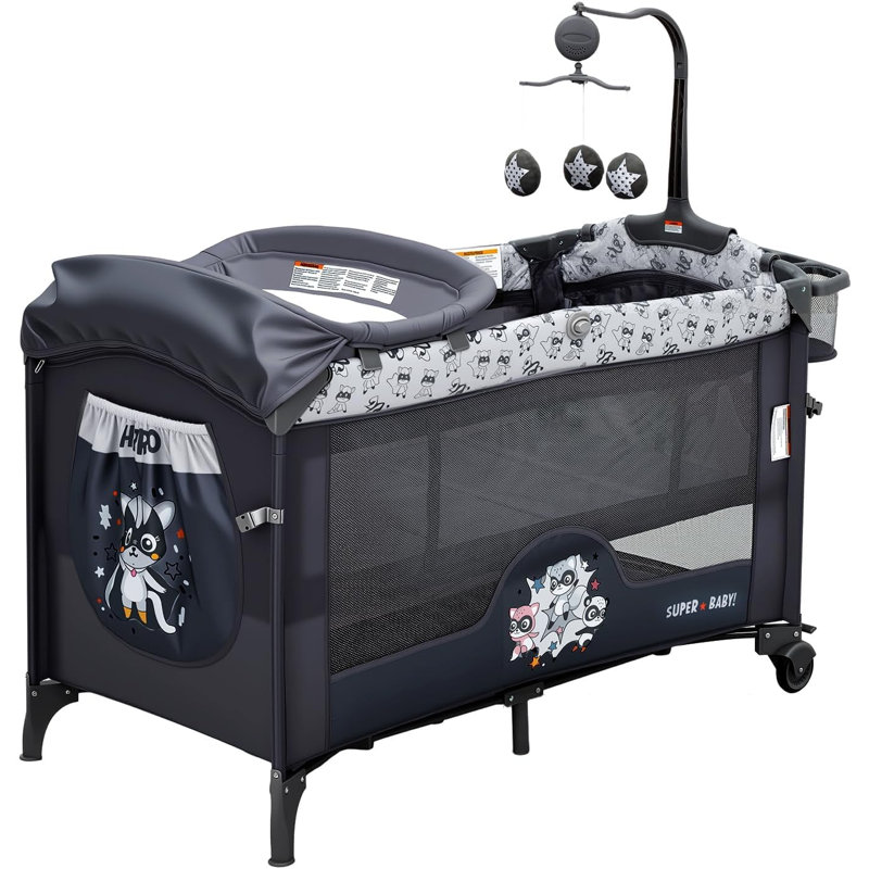 Cot Bed, black