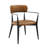 Bittor Faux Leather Armchair-319004839