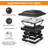 Low Voltage Solar Powered Integrated LED Fence Post Cap Light Pack-86725241