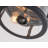 Matte Black 2 - Bulb Outdoor Flush Mount