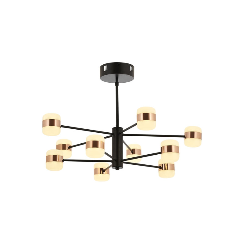 Lustre linéaire moderne 10 lumières Spoutnik