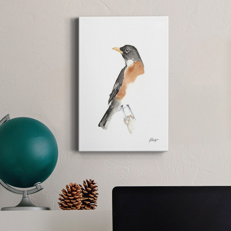 - Toile tendue avec châssis Songbirds IV, H 48 po x l 32 po x P 1 po