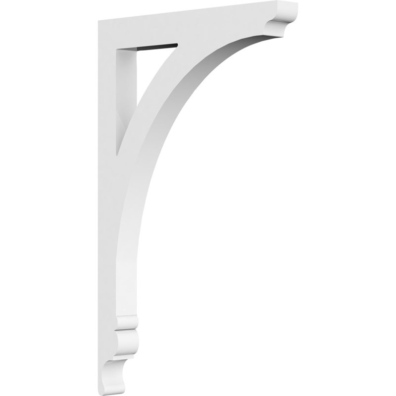 Legacy White Architectural Grade PVC Decorative Bracket