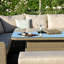 Balch Royal U Shaped Rattan Sofa Set - with Rising Table
