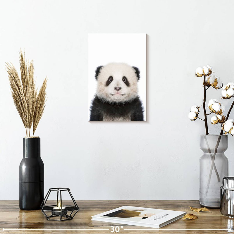 Brampt Panda Portrait, 12" H x 8" W