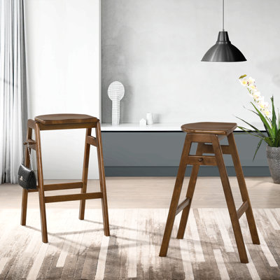 Tabourets de bar empilables Mid-Century Malvern