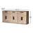 Alex 81.5'' Solid Wood Sideboard
