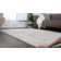 Tapis marocain beige en polypropylène tissé à la machine
