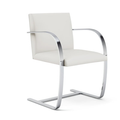 Chaise de salle d'attente en vinyle 22,5 po avec structure en métal