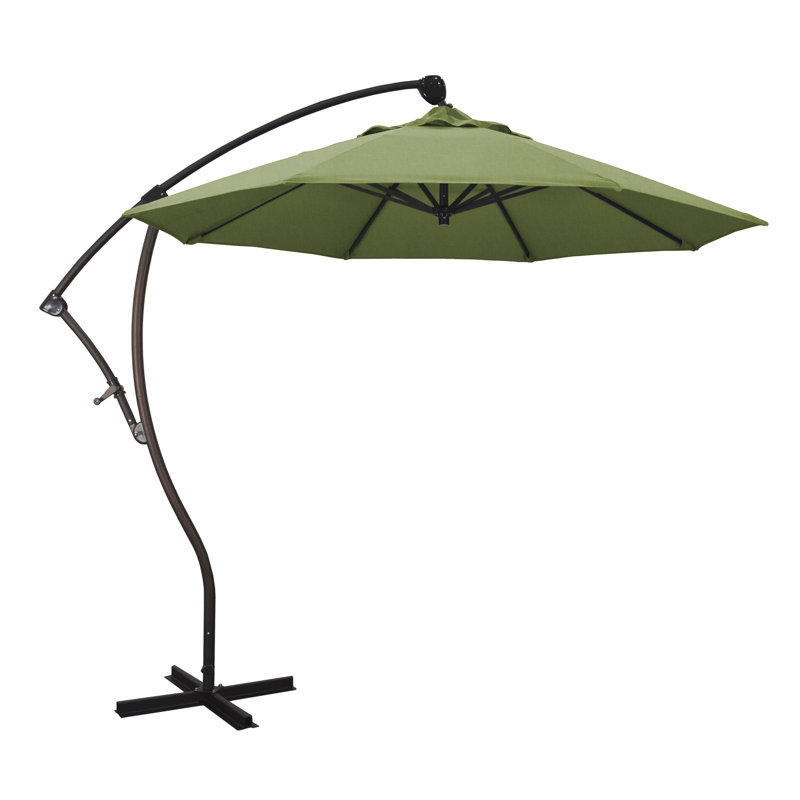 Parasol en porte-à-faux 9' Welwyn, Spectre Sunbrella® coriandre