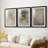 Vintage Sketch LXXX  -Custom Framed  Premium Print W Matt - 3 Pieces-470604689-470604687