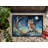Owl Perched in Coastal Tree Doormat-234133870
