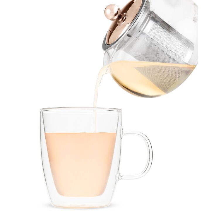 Pinky Up Candace 28oz. Glass Teapot & Reviews