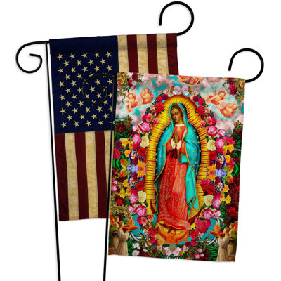 Double Sided 18.5'' H x 13'' W Polyester Garden Flag