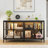 Aydee 55'' W Sideboard With Glass Doors And Led Lights-466846580