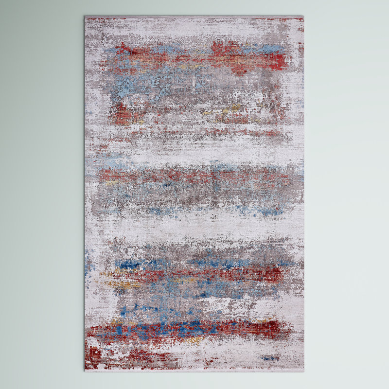 Whitten Abstract Indoor Rug, Rectangle 4'10" x 7'10"