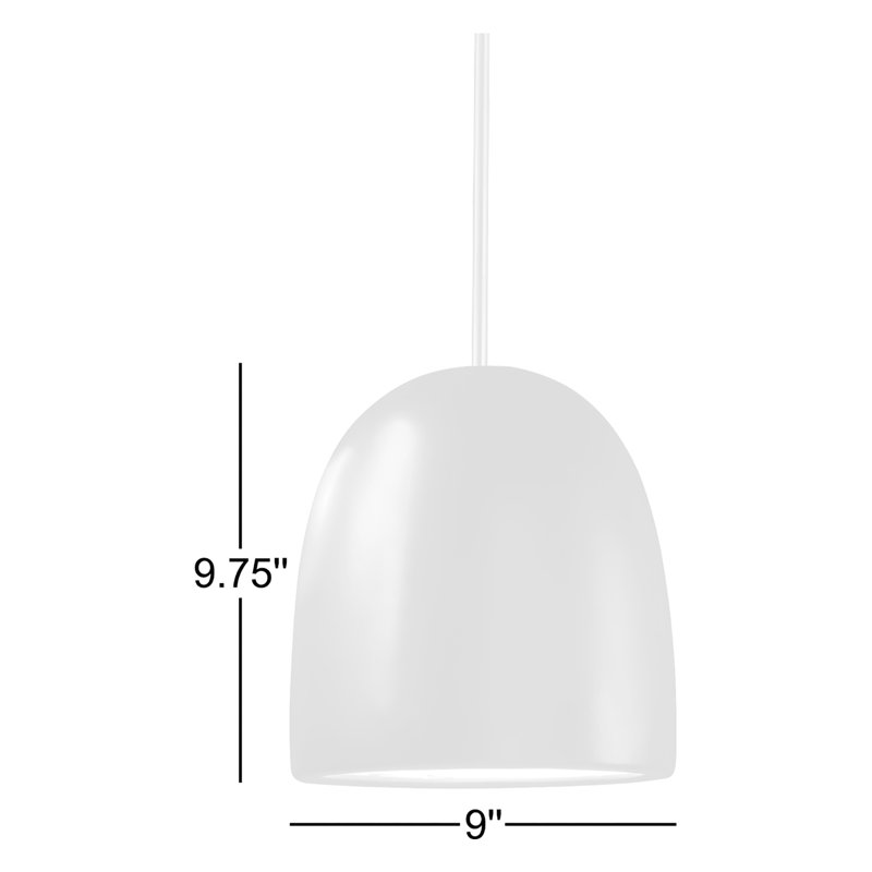 Morada 1 - Light Bell Pendant, Antique Brass, Carbon Matte Black