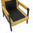 Mid-Century Modern Chenille Upholstered Accent Armchair-2070739015