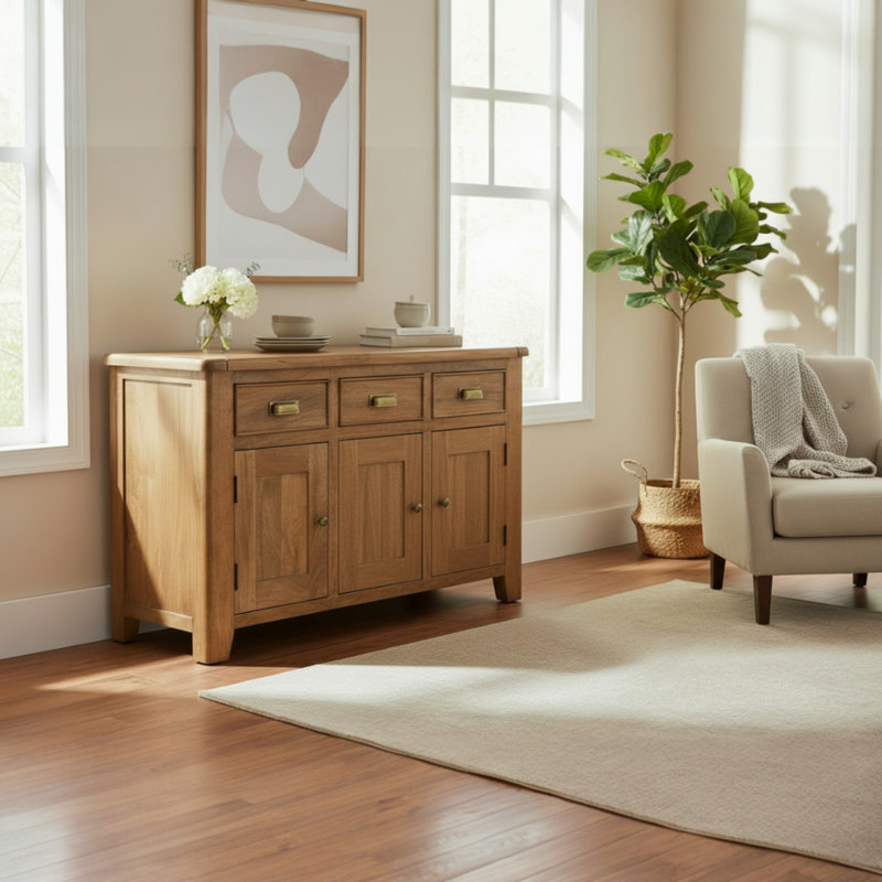 Dorchester 145cm Solid Wood Sideboard