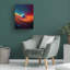 Art mural sur toile tendue - art mural «Planète 1» Wumples pour décor de salon, de chambre à coucher ou de bureau - 14 x 19