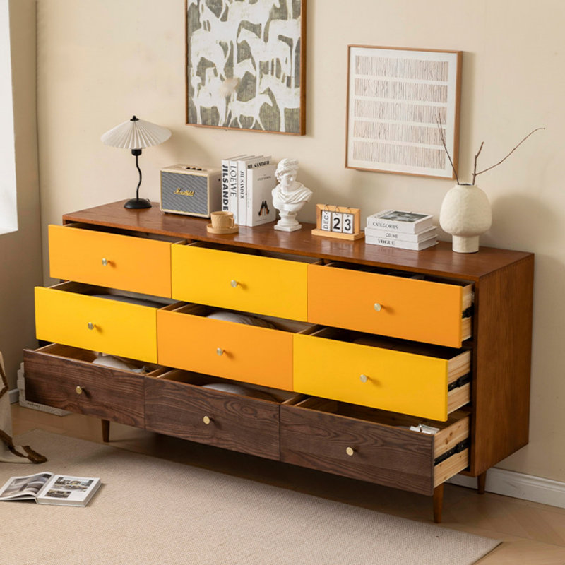 Buffet grande capacité à tiroirs multiples, H 39,37 po x l 62,99 po x P 15,75 po
