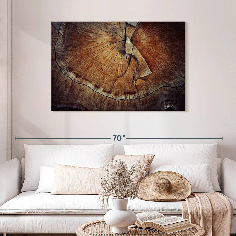 Harnek Tree Ring Texture, 30" H x 45" W