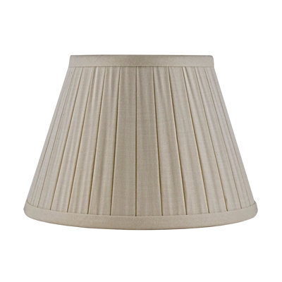 Box Pleat Linen Lamp Shade (Spider)