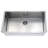 Vanguard 32.75'' L Single Bowl Stainless Steel Kitchen Sink