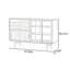 Vitrine antique couleur bois naturel