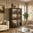 3-Tier Glass Door Display Case With LED Light