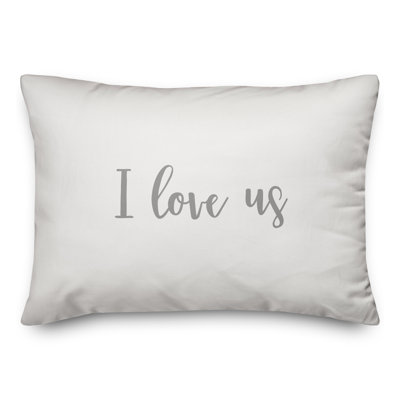  I Love Us Throw Pillow