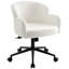 Upholstered Fabric Swivel Armchair