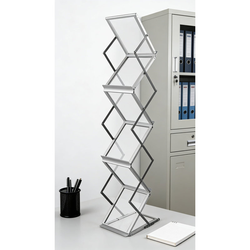 Porte-revues en aluminium pliable Huazi
