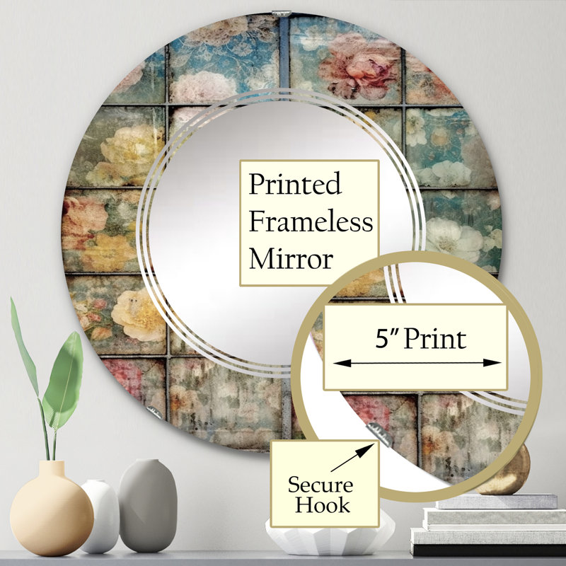 Miroir mural Gravatt, 24 po x 24 po