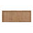 Handwoven Rattan Console with Caned Shelf