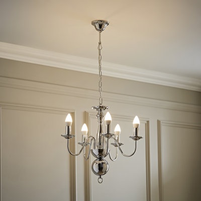 Eshelman 5 - Light Candle Style Chandelier
