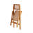 Pullman Industry Chic Ash Wood Folding Dining Side Chair in Natural-67950051