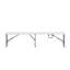 Banc de soccer pliable en résine Armar, banc de jardin, table pliante étroite 6 places, banc pliable de 1,4 pi