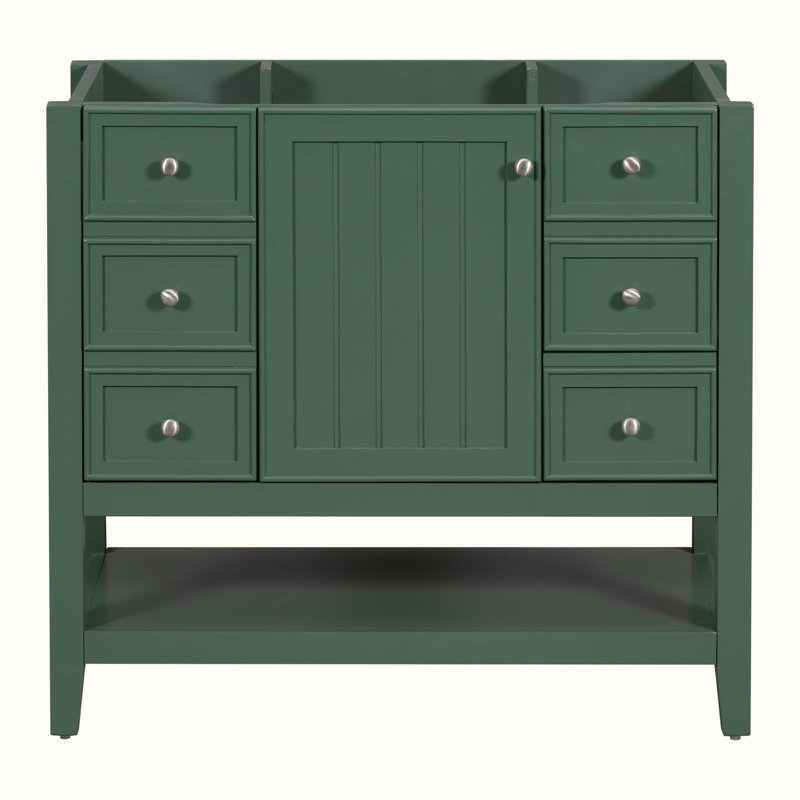 Base de meuble-lavabo simple 35,5 po seulement, Green