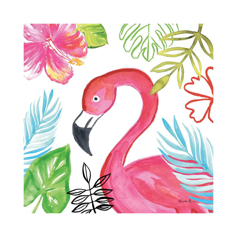Tropicana IV 1 Piece Wrapped Canvas Painting, 66.04cm H x 66.04cm W x 1.91cm D