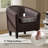 Seldon 28'' H Vegan Leather Barrel Chair-259411567