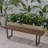 Patio Dining Bench With Iron Legs-1608200844