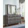 Commode double 7 tiroirs avec miroir Wasdale