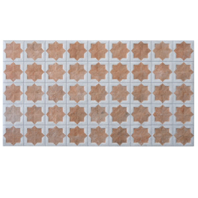 Citadelle 12,2 po X 22 po Carrelage mural en porcelaine grand format mat et brillant (paquet de 13,03 pieds carrés) - paquet de 7