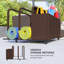 Panier de rangement flottant pour piscine en osier pour l'extérieur Outsunny-57441330