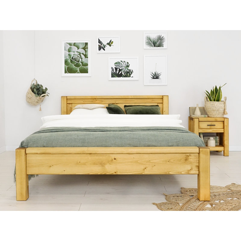 Mcchesney Solid Wood Bed, 160cm x 200cm