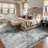 Willington Abstract Gray/Blue Rug-1259657632